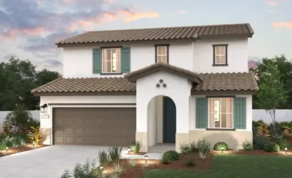 A house with a garage.