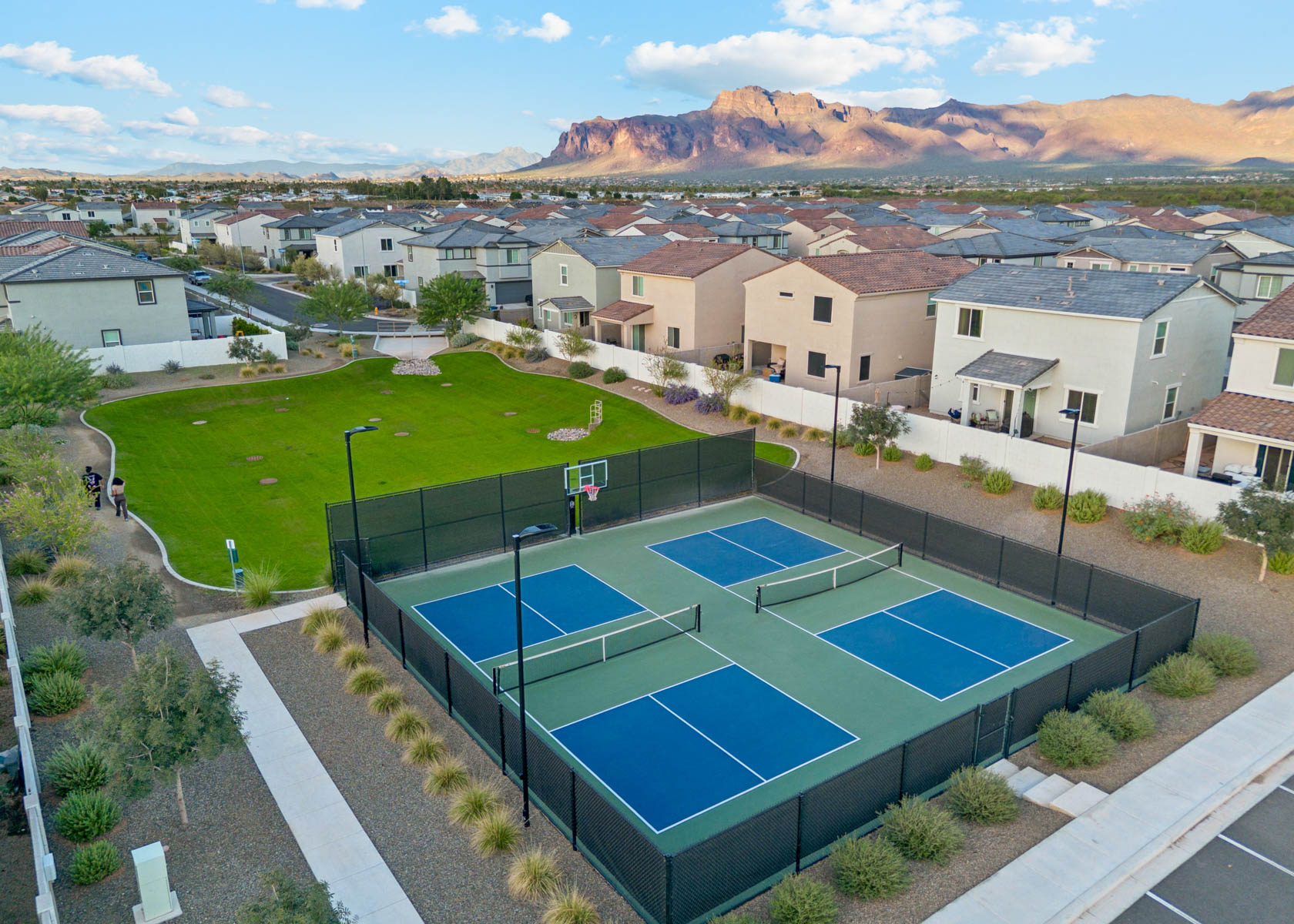 A solar panel on a roof.