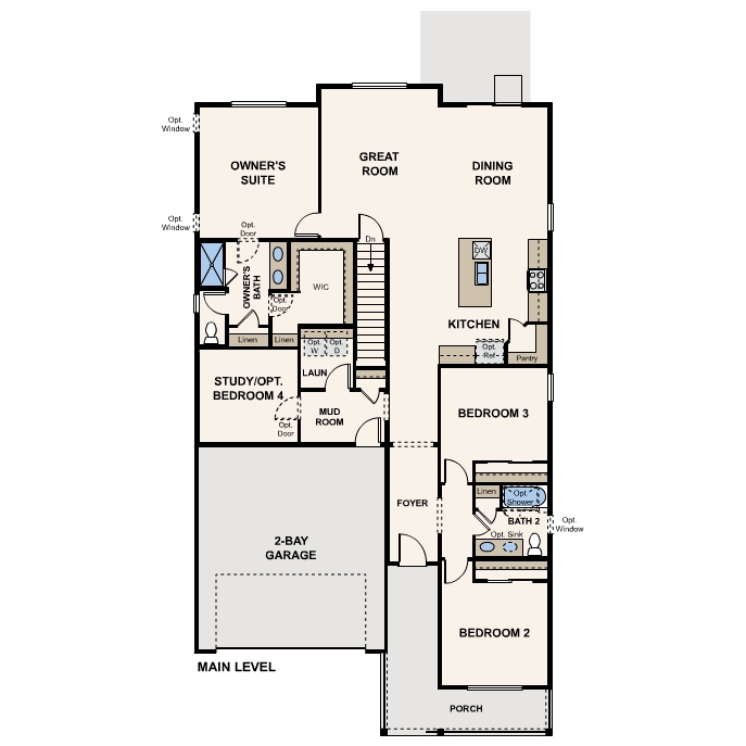 Diagram, engineering drawing. Cumberland Main Level 