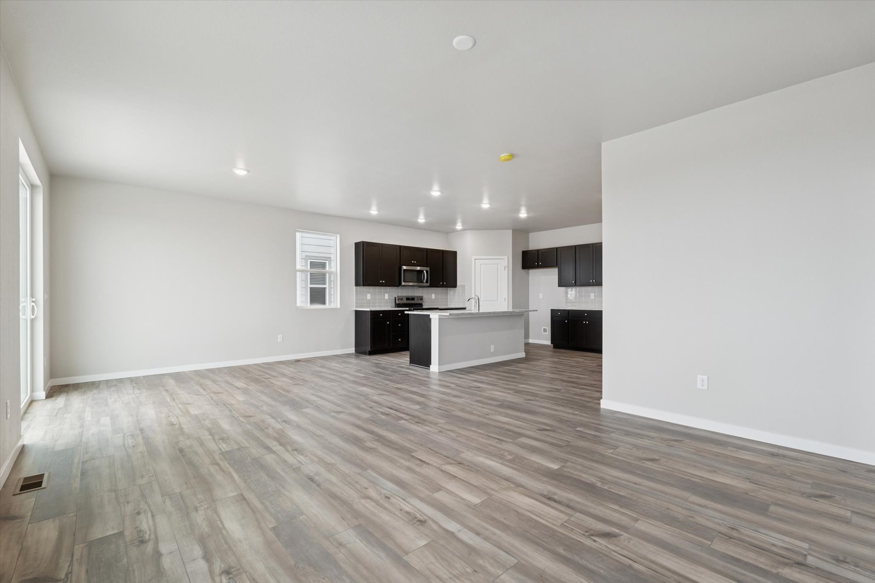 A large empty kitchen.