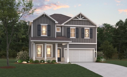 A house with a driveway.