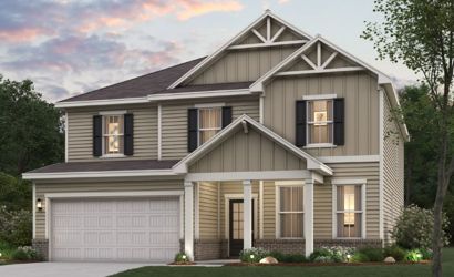 A house with a garage.