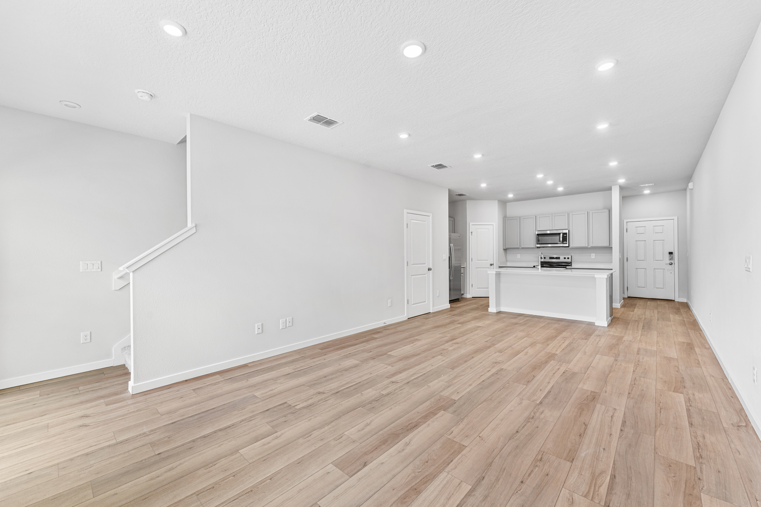 Lot 20 Townhome Unfurnished Great Room at The Villas at Bishop Oaks