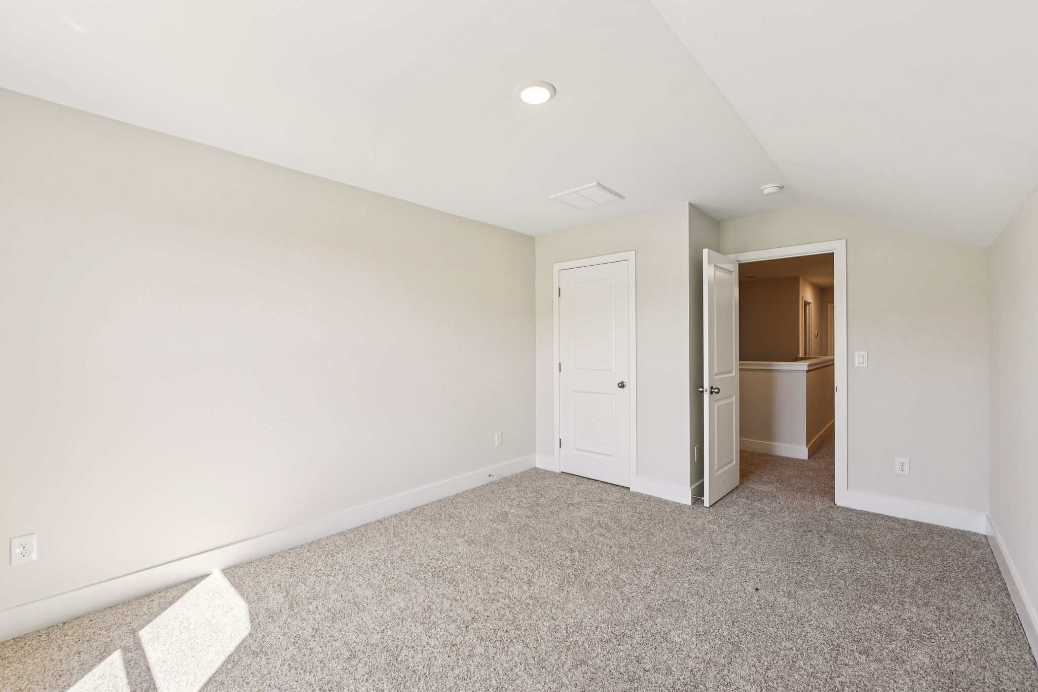 A room with white walls.