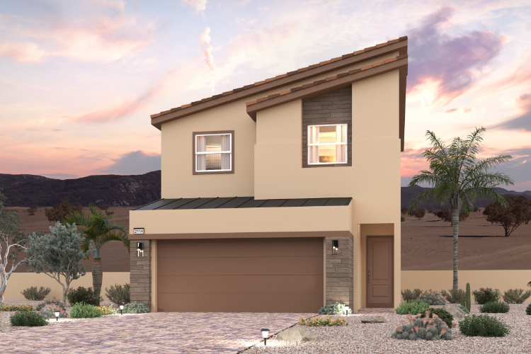 A house with a lot of trees around it.