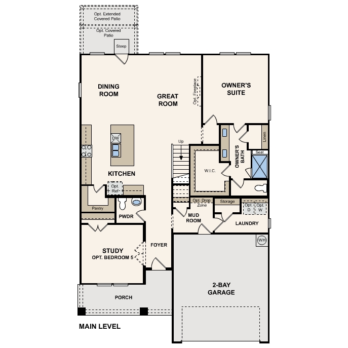 Lassen plan, first floor