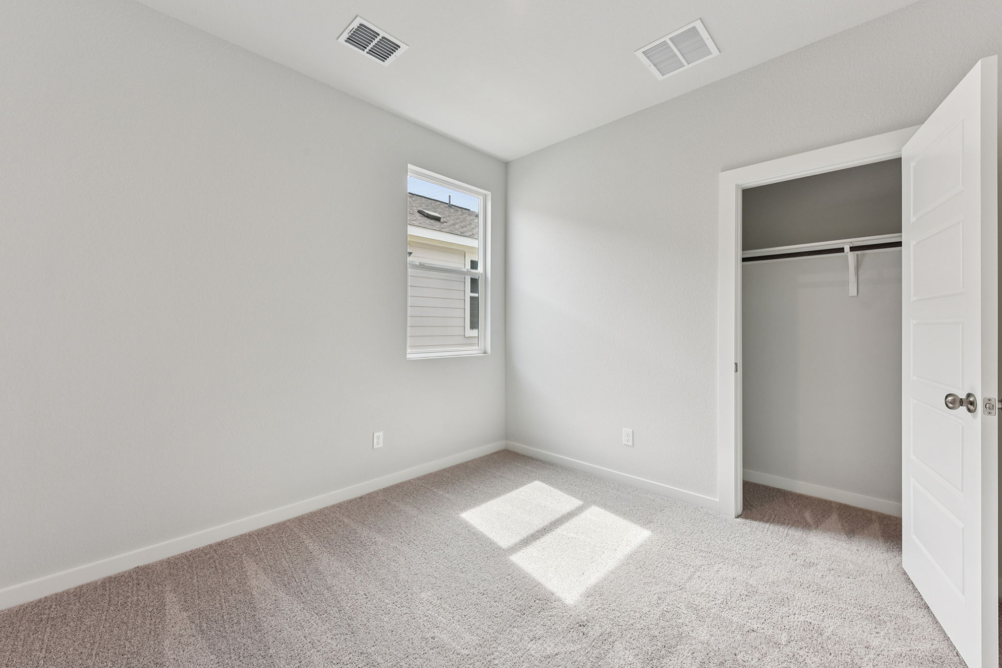 A room with white walls.