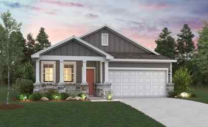 A house with a driveway.
