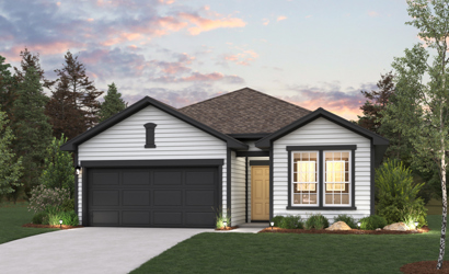 A house with a driveway.