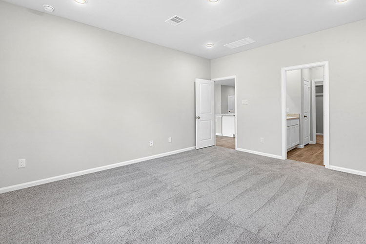 A room with white walls.