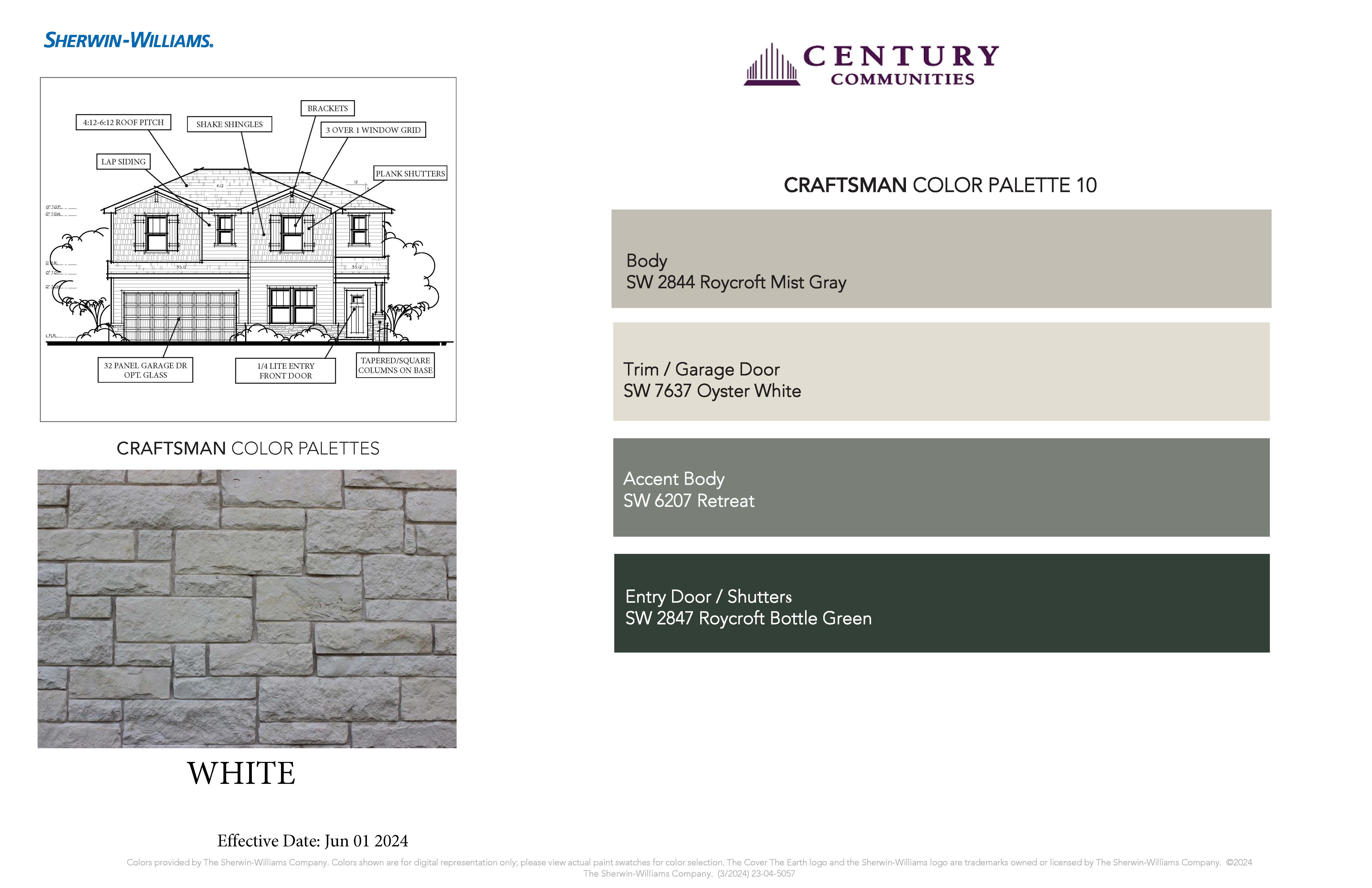 Craftsman Color Palette - 10
