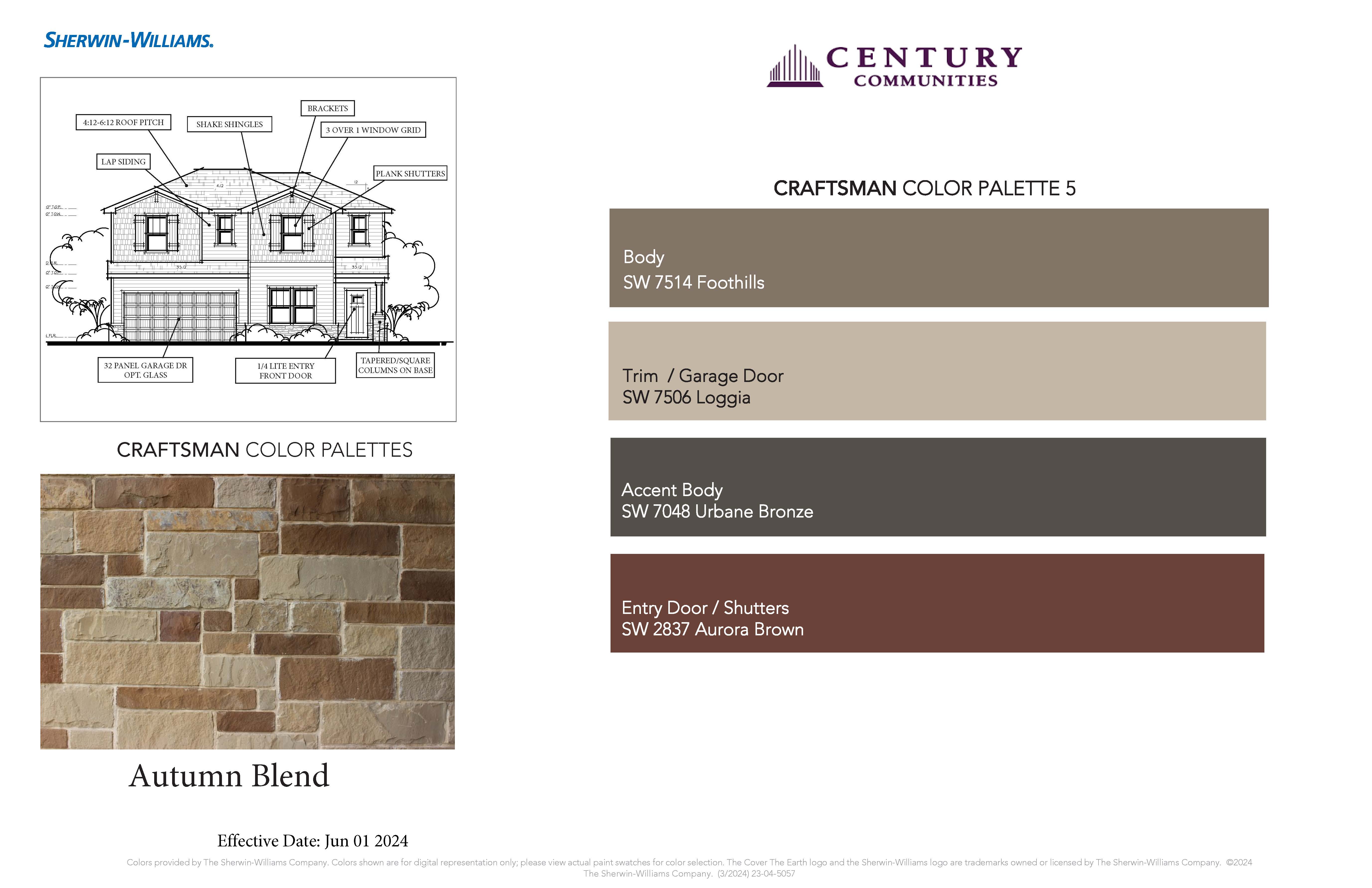 Craftsman Color Palette - 5