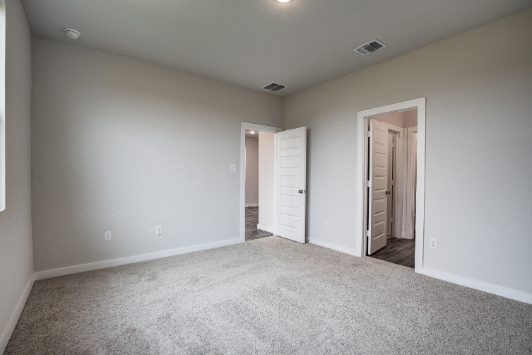 A room with white walls.