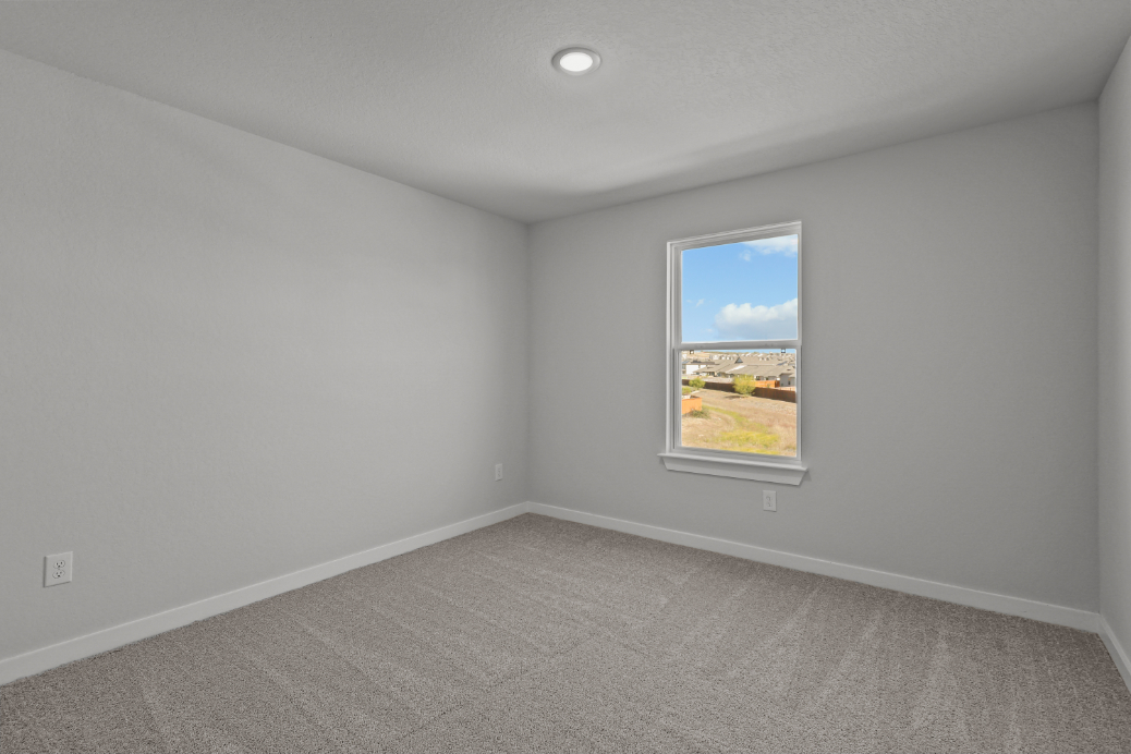 A room with a window.