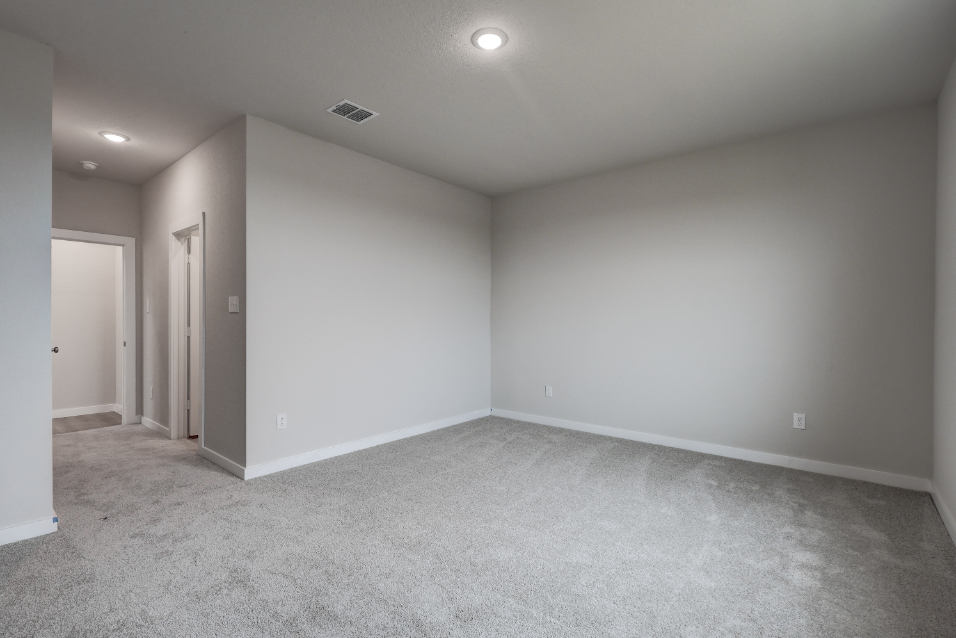 A room with white walls.