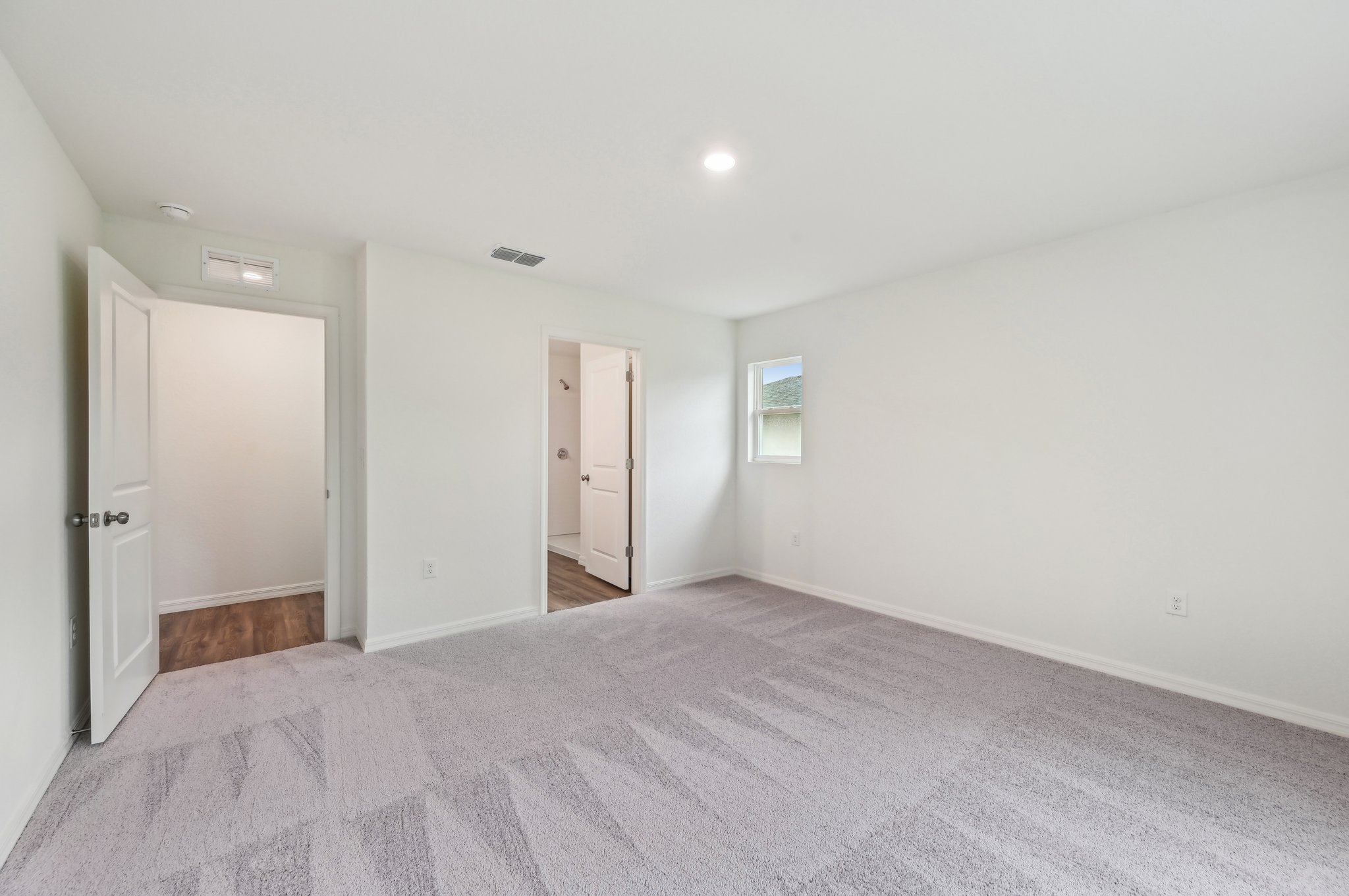 A room with white walls.